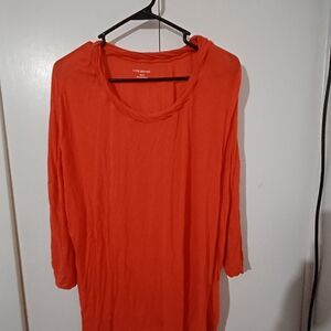 Lane Bryant Vibrant Orange Top
